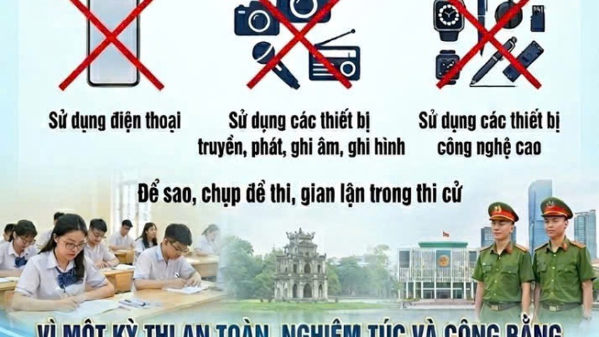 Chung tay vì một kỳ thi an toàn, nghiêm túc và đúng quy chế