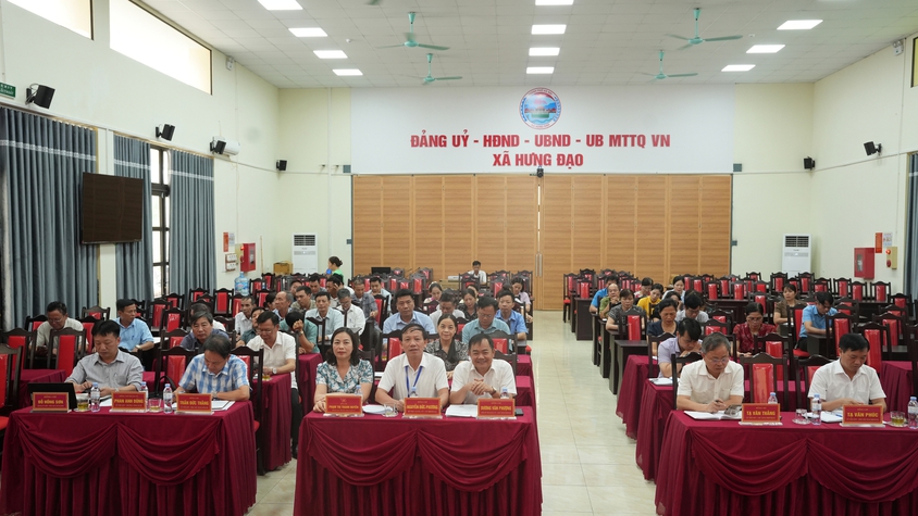 XÃ HƯNG ĐẠO TỔ CHỨC HỘI NGHỊ CÔNG BỐ QUYẾT ĐỊNH THÀNH LẬP BAN CHỈ ĐẠO GIAI ĐOẠN 2026 - 2030