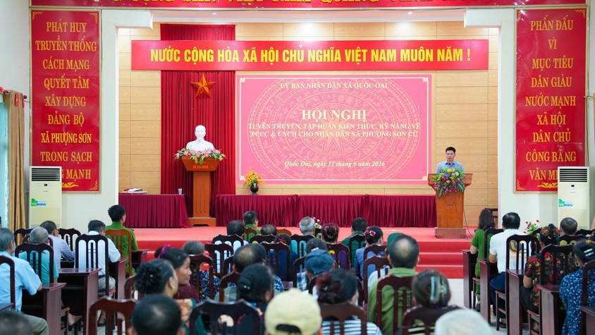 Chủ động phòng ngừa, sẵn sàng ứng phó cháy nổ: Quốc Oai tăng cường tuyên truyền PCCC&CNCH cho Nhân dân