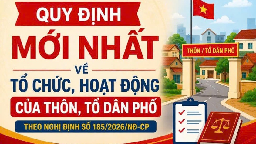 QUY ĐỊNH MỚI về TỔ CHỨC của THÔN, TỔ DÂN PHỐ