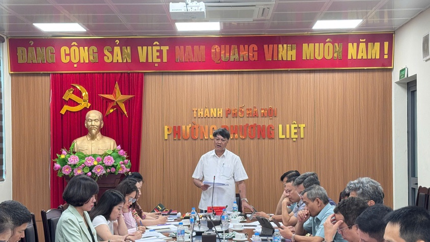 Ban Chấp hành Đảng bộ phường Phương Liệt tổ chức Hội nghị lần thứ Tư