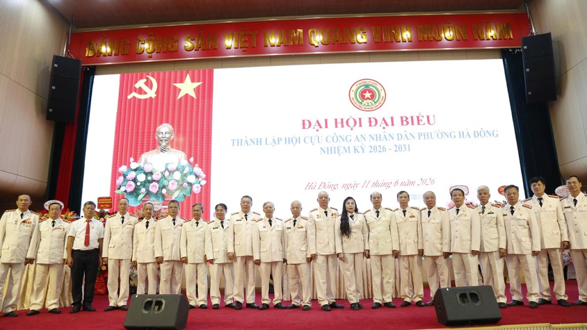 Đại hội thành lập Hội Cựu Công an nhân dân phường Hà Đông, nhiệm kỳ 2026- 2031