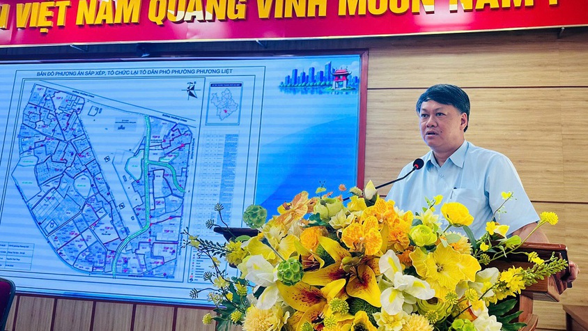 PHƯỜNG PHƯƠNG LIỆT: TỔ CHỨC HỘI NGHỊ TRIỂN KHAI PHƯƠNG ÁN SẮP XẾP TỔ DÂN PHỐ TRÊN ĐỊA BÀN