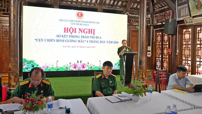 CỤM THI ĐUA SỐ 11 – HỘI CCB THÀNH PHỐ HÀ NỘI SƠ KẾT PHONG TRÀO 
