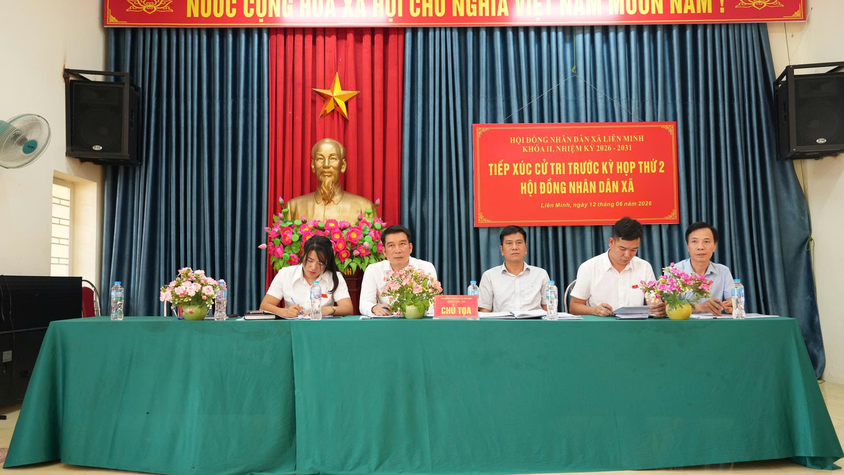 Tổ đại biểu số 4 HĐND xã Liên Minh tiếp xúc cử tri trước kỳ họp thứ 2 HĐND xã khóa II, nhiệm kỳ 2026 - 2031