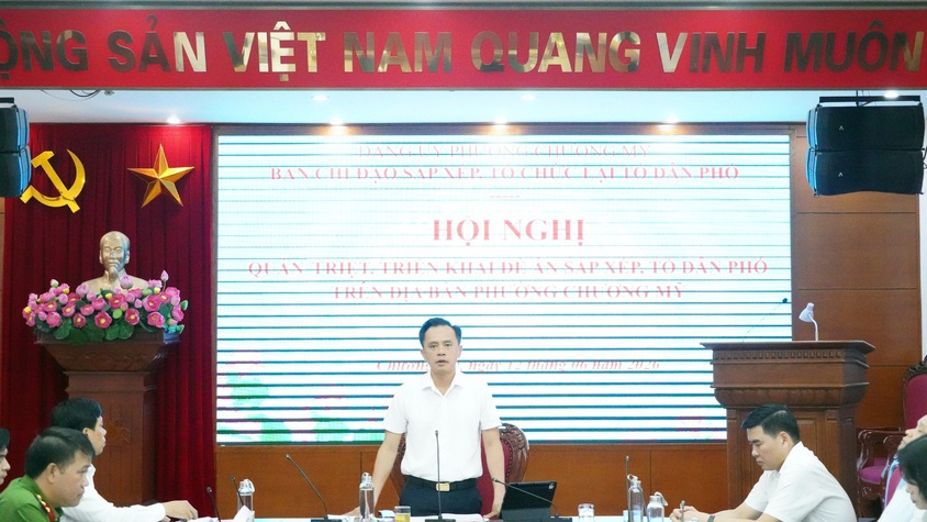 Chương Mỹ triển khai sắp xếp, tổ chức lại tổ dân phố theo hướng tinh gọn, hiệu quả