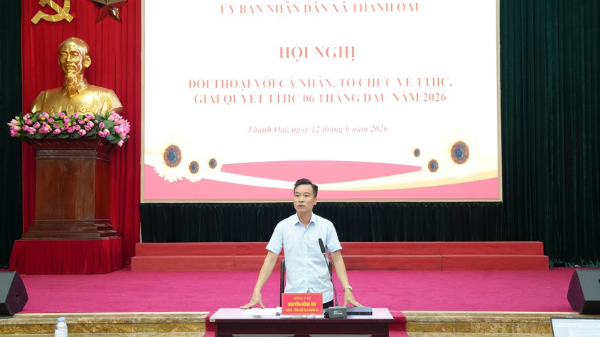 Xã Thanh Oai lắng nghe, tháo gỡ khó khăn, nâng cao chất lượng phục vụ người dân và doanh nghiệp