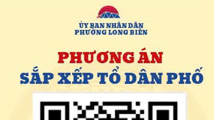 Phương án sắp xếp Tổ dân phố trên địa bàn phường Long Biên