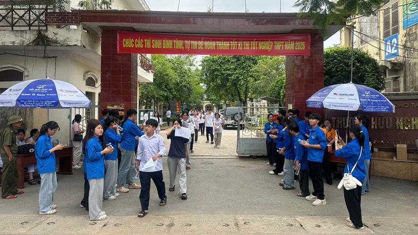 Sơn Tây hoàn thành kỳ thi tốt nghiệp THPT năm 2026