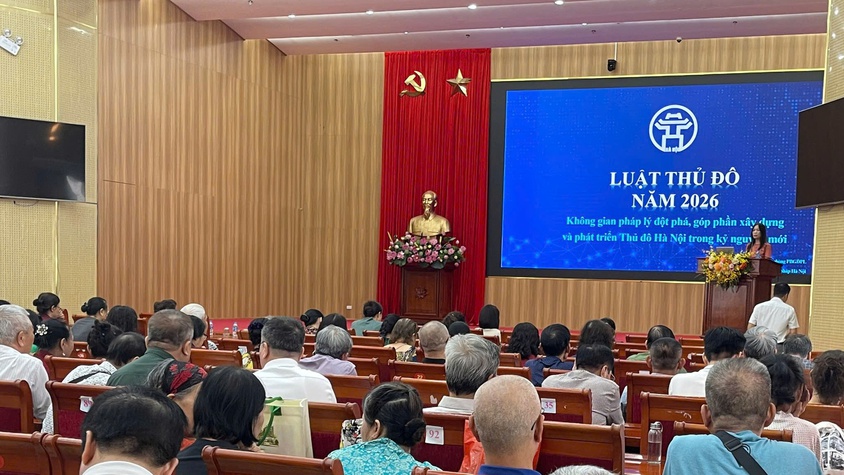 PHƯỜNG HOÀNG MAI TỔ CHỨC TUYÊN TRUYỀN 
LUẬT THỦ ĐÔ NĂM 2026
