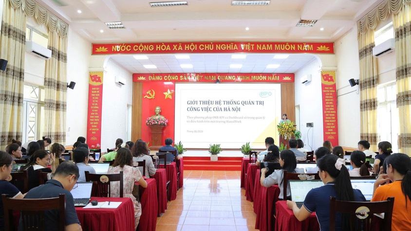 Hội nghị tập huấn, hướng dẫn sử dụng Hệ thống quản trị thực thi nhiệm vụ và đánh giá cán bộ gắn với đo lường hiệu suất công việc (OKR/KPI)