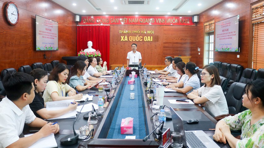 HỘI NGHỊ TRIỂN KHAI HỆ THỐNG QUẢN TRỊ THỰC THI NHIỆM VỤ VÀ ĐÁNH GIÁ CÁN BỘ GẮN VỚI KPI TRÊN HỆ THỐNG HANOIWORK