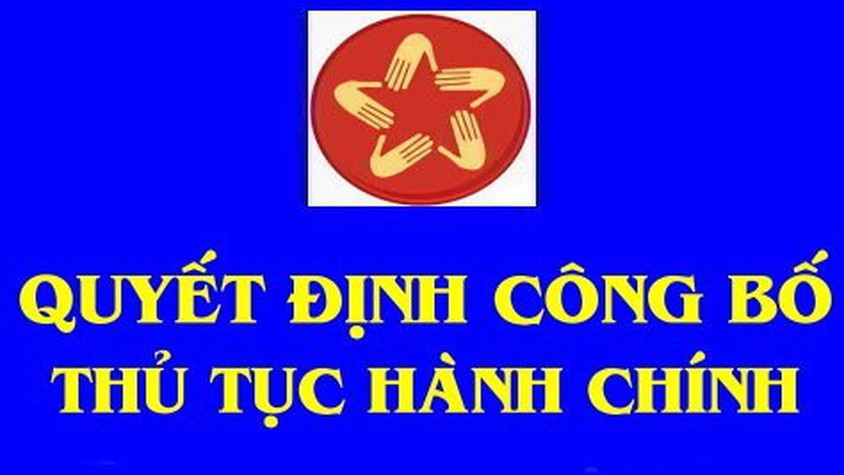 Quyết định về việc công bố thủ tục hành chính nội bộ
thuộc phạm vi quản lý của UBND xã Mỹ Đức