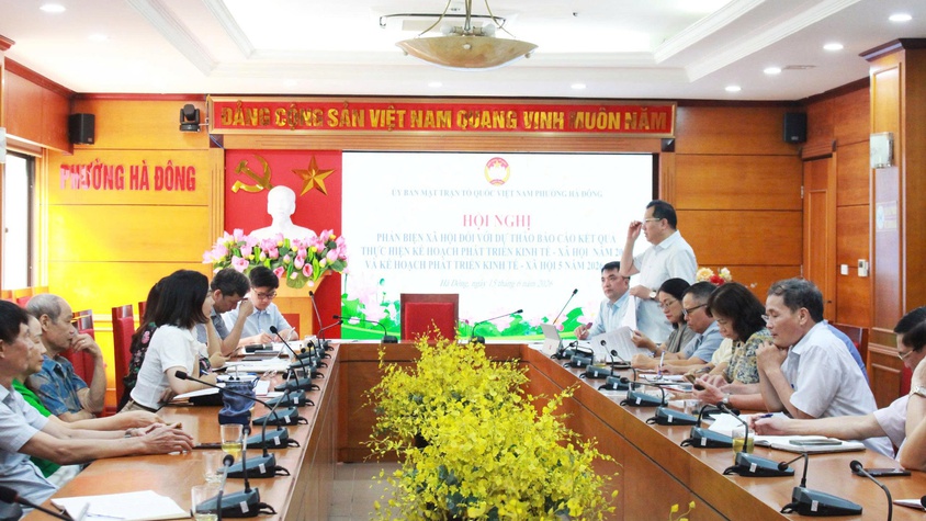 Ủy ban MTTQ Việt Nam phường Hà Đông phản biện xã hội đối với dự thảo kế hoạch phát triển kinh tế - xã hội 5 năm giai đoạn 2026 - 2030