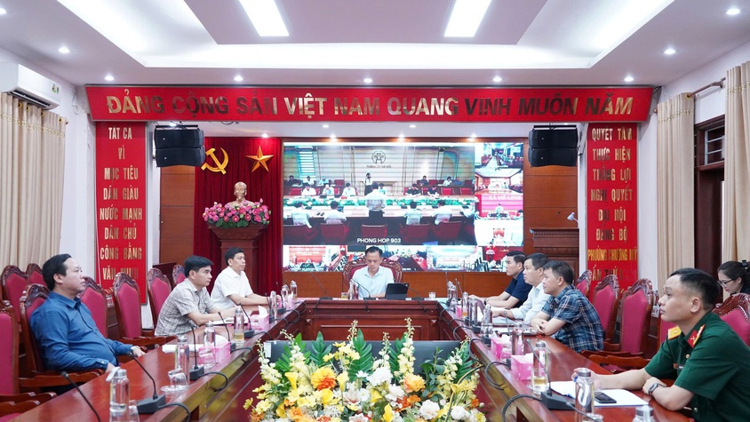 Chương Mỹ tham dự hội nghị giao ban công tác giải phóng mặt bằng các dự án trọng điểm của thành phố Hà Nội