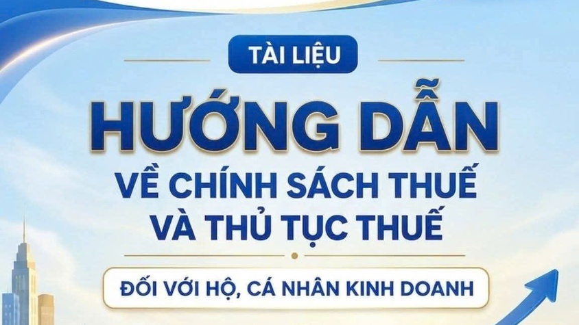 Tài liệu hướng dẫn về chính sách thuế và thủ tục thuế đối với hộ kinh doanh,  cá nhân kinh doanh của Thuế Thành phố Hà Nội