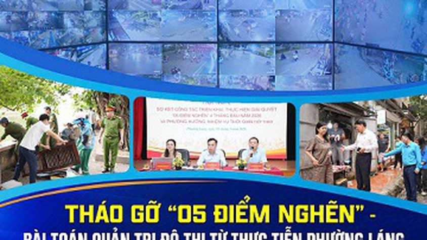 THÁO GỠ “05 ĐIỂM NGHẼN” – BÀI TOÁN QUẢN TRỊ ĐÔ THỊ TỪ THỰC TIỄN PHƯỜNG LÁNG