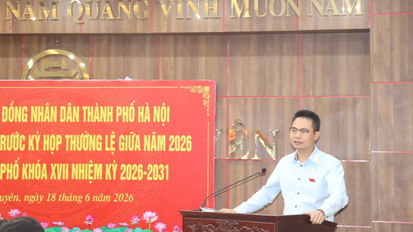 Tổ đại biểu số 19 HĐND thành phố Hà Nội tiếp xúc cử tri trước kỳ họp thường lệ giữa năm 2026