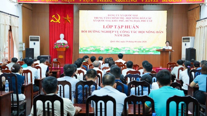 HƠN 200 CÁN BỘ, HỘI VIÊN THAM GIA TẬP HUẤN NGHIỆP VỤ CÔNG TÁC HỘI NÔNG DÂN NĂM 2026