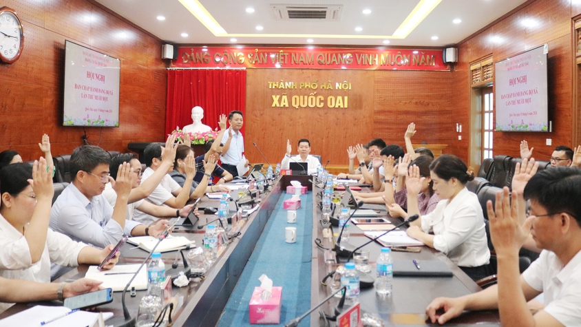 Sắp xếp chi bộ thôn ở Quốc Oai: Tinh gọn bộ máy, nâng cao sức chiến đấu của tổ chức Đảng