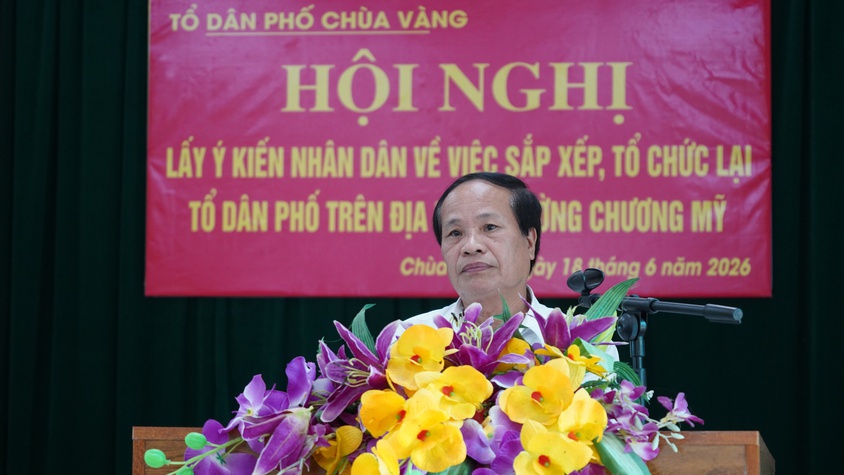 Người dân thống nhất với phương án thành lập các tổ dân phố Ninh Sơn, Tràng An và Chúc Sơn