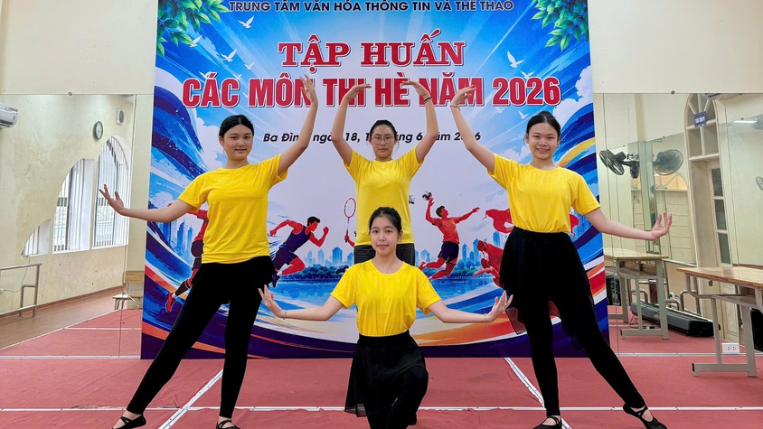 Phường Ba Đình: Tổ chức tập huấn các môn thi hè cho thiếu nhi năm 2026