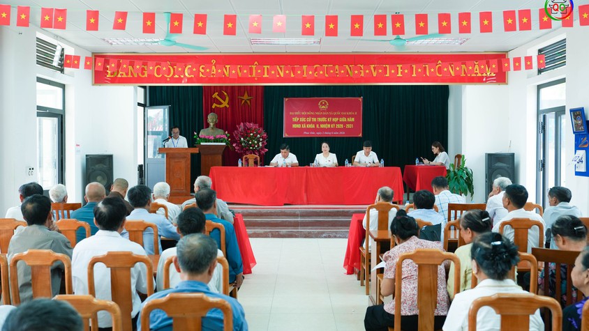 TỔ ĐẠI BIỂU SỐ 01 HĐND XÃ QUỐC OAI TIẾP XÚC CỬ TRI TRƯỚC KỲ HỌP THƯỜNG LỆ GIỮA NĂM 2026