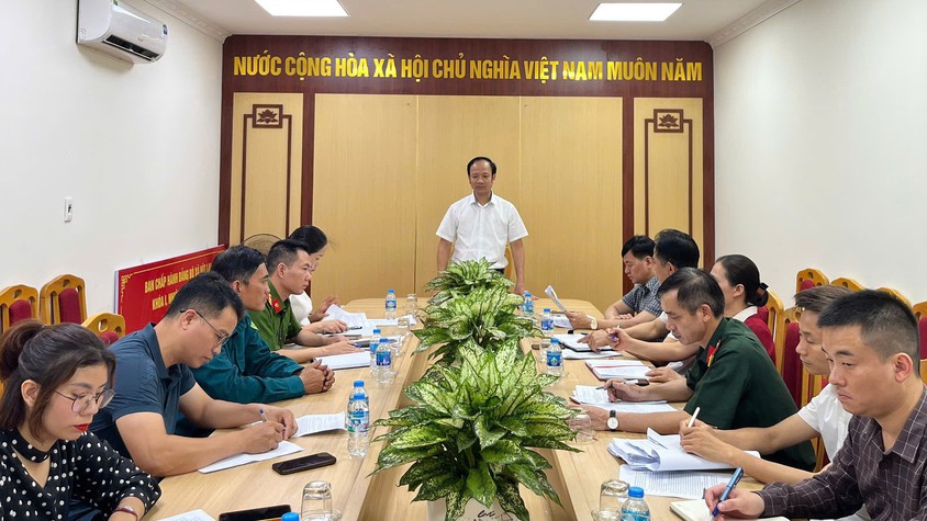 Xã Vật Lại thống nhất giải quyết điểm nghẽn về trật tự đô thị trên địa bàn xã
