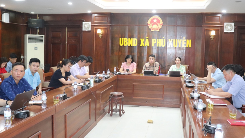Xã Phú Xuyên tổ chức hội nghị tư vấn giải pháp công nghệ chuyển đổi số cấp xã