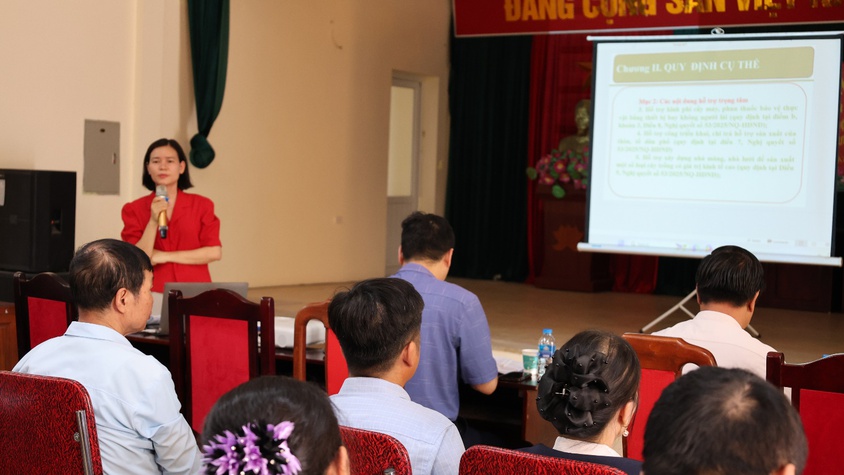 Xã Tiến Thắng tổ chức hội nghị triển khai Nghị quyết 53 sẵn sàng cho vụ mùa năm 2026