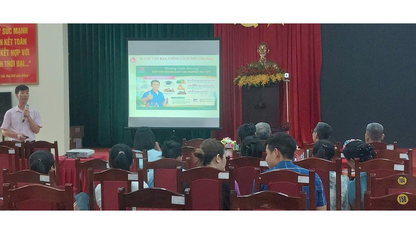 XÃ MINH CHÂU: NÂNG CAO NĂNG LỰC CHO ĐỘI NGŨ CÁN BỘ TỔ TIẾT KIỆM VÀ VAY VỐN