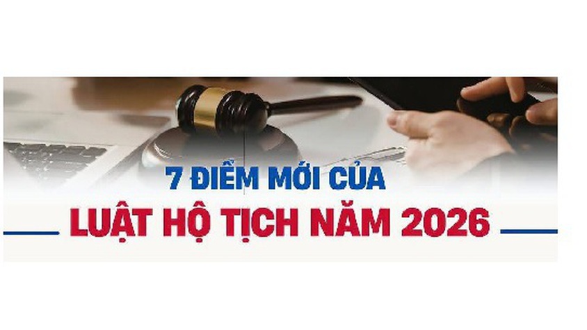 7 điểm mới của Luật Hộ tịch năm 2026