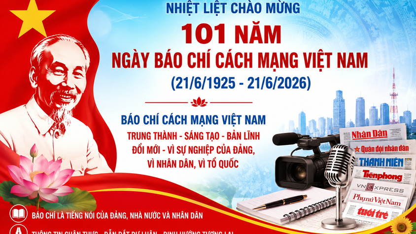 Tự hào 101 năm Báo chí Cách mạng Việt Nam - Ngọn cờ tiên phong trên mặt trận tư tưởng, văn hóa của Đảng