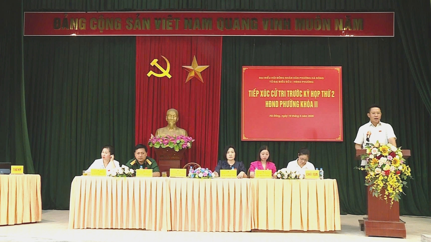 6 Tổ đại biểu HĐND phường Hà Đông hoàn thành tiếp xúc cử tri trước kỳ họp thứ 2- kỳ họp thường lệ giữa năm 2026
