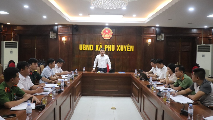 Hội nghị triển khai công tác tổ chức cưỡng chế đối với trường hợp vi phạm đất đai tại thôn Đông Đoài