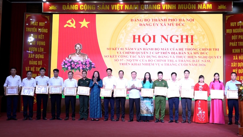 Xã Mỹ Đức sơ kết 1 năm vận hành chính quyền địa phương hai cấp
