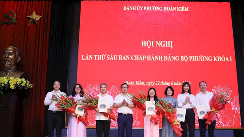 Hội nghị Ban Chấp hành Đảng bộ phường Hoàn Kiếm lần thứ 6