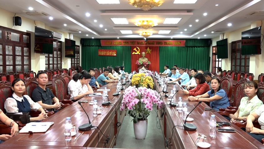 Ban Thường trực Uỷ ban MTTQ Việt Nam xã Mỹ Đức dự Hội nghị trực tuyến nghiên cứu, học tập, quán triệt, triển khai thực hiện Nghị quyết Đại hội đại biểu toàn quốc MTTQ Việt Nam lần thứ XI, nhiệm kỳ 2026 – 2031