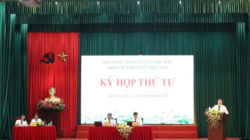 HỘI ĐỒNG NHÂN DÂN XÃ SÓC SƠN TỔ CHỨC KỲ HỌP THỨ 4 KHOÁ II, NHIỆM KỲ 2026 – 2031