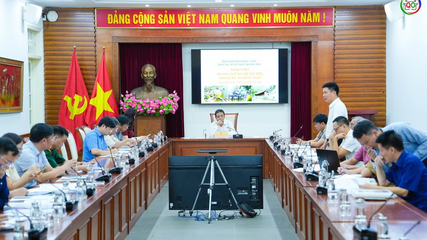 BỘ VĂN HÓA, THỂ THAO VÀ DU LỊCH THẨM ĐỊNH QUY HOẠCH BẢO TỒN, PHÁT HUY GIÁ TRỊ DI TÍCH QUỐC GIA ĐẶC BIỆT CHÙA THẦY