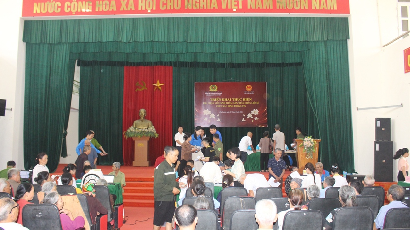 Phú Xuyên: triển khai đợt cao điểm thu nhận mẫu AND thân nhân liệt sĩ chưa xác định danh tính
