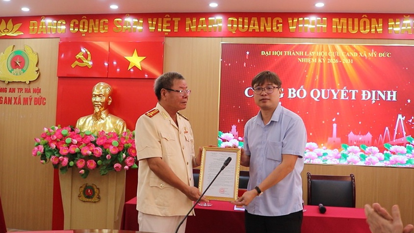 ĐẠI HỘI THÀNH LẬP HỘI CỰU CÔNG AN NHÂN DÂN XÃ MỸ ĐỨC NHIỆM KỲ 2026 - 2031