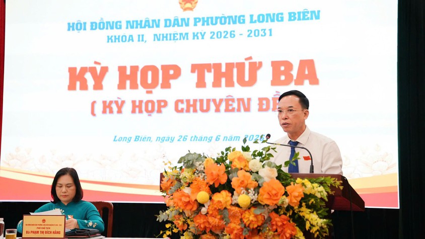Kỳ họp chuyên đề (kỳ họp thứ ba) Hội đồng nhân dân phường Long Biên khóa II, nhiệm kỳ 2026 - 2031