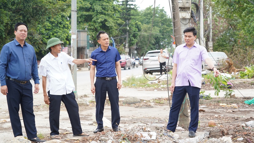 Lãnh đạo phường Chương Mỹ tăng cường vận động Nhân dân bàn giao mặt bằng Dự án Quốc lộ 6