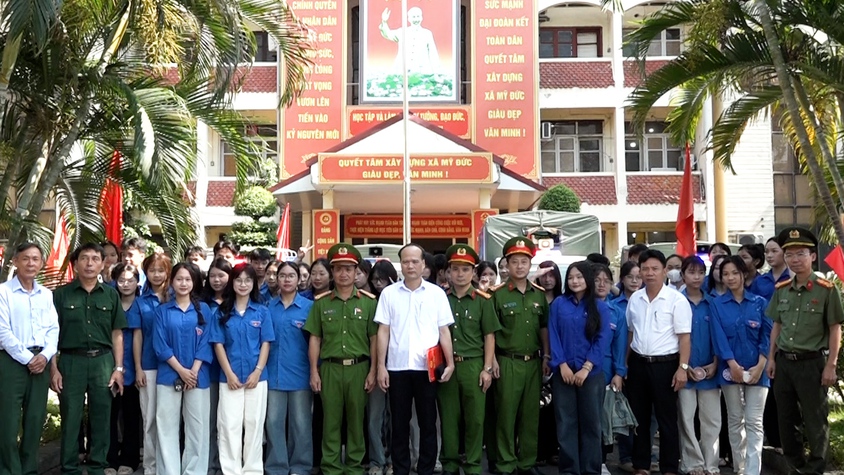 Xã Mỹ Đức triển khai chiến dịch truyền thông “Quyết tâm duy trì xã Mỹ Đức không ma túy” phát động đợt cao điểm trấn áp tội phạm, tệ nạn ma túy