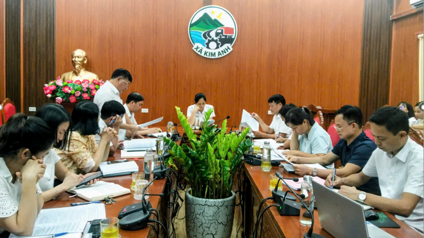 THƯỜNG TRỰC HĐND XÃ KIM ANH GIÁM SÁT VIỆC THU, CHI, QUẢN LÝ VÀ SỬ DỤNG NGÂN SÁCH NHÀ NƯỚC NĂM 2025 VÀ 6 THÁNG ĐẦU NĂM 2026