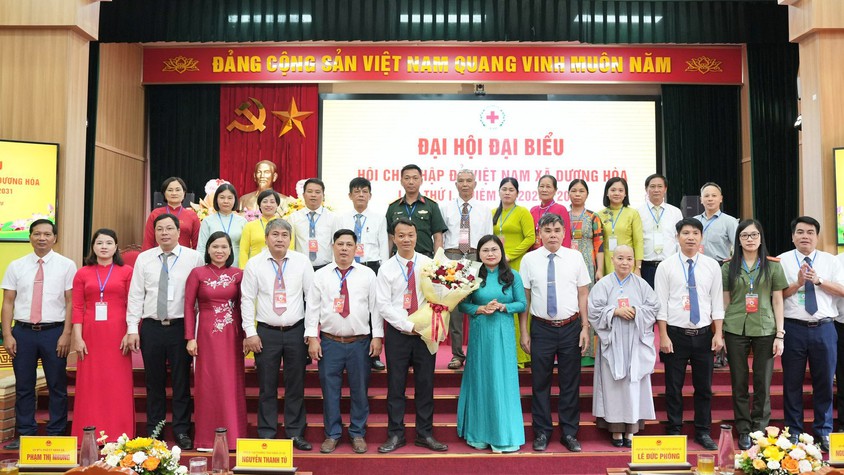 Tổ chức thành công Đại hội đại biểu Hội chữ thập đỏ xã Dương Hoà lần thứ I, nhiệm kỳ 2026-2031 