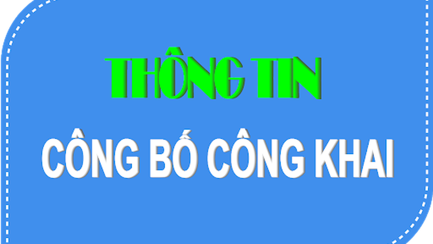 Thông báo niêm yết công khai xác định mức độ khuyết tật 