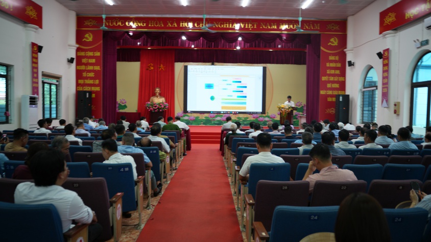 XÃ KIM ANH TỔ CHỨC HỘI THẢO LẤY Ý KIẾN ĐỐI VỚI ĐỀ ÁN SẮP XẾP THÔN TRÊN ĐỊA BÀN XÃ