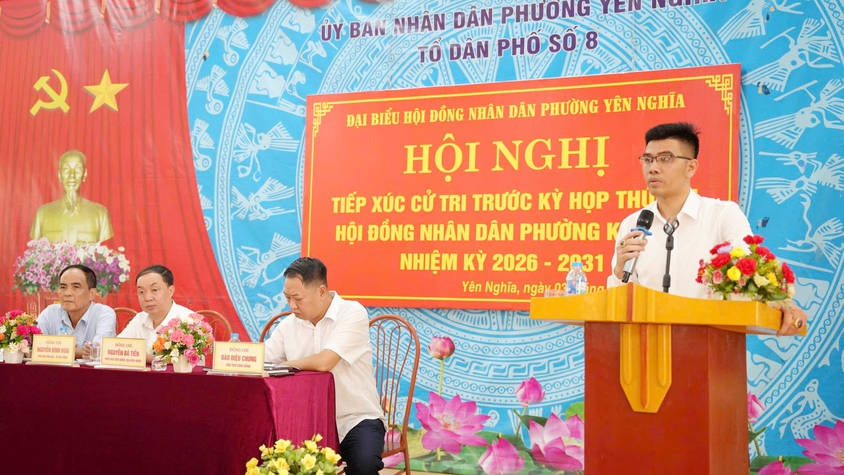 Tổ đại biểu số 02, 03, 04 HĐND phường Yên Nghĩa tiếp xúc cử tri trước Kỳ họp thứ Hai, HĐND phường khóa II, nhiệm kỳ 2026 – 2031